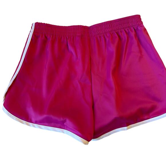 NEW Adidas Womens Track Shorts 3s Sprinter Sz Medium pink - Picture 3 of 9